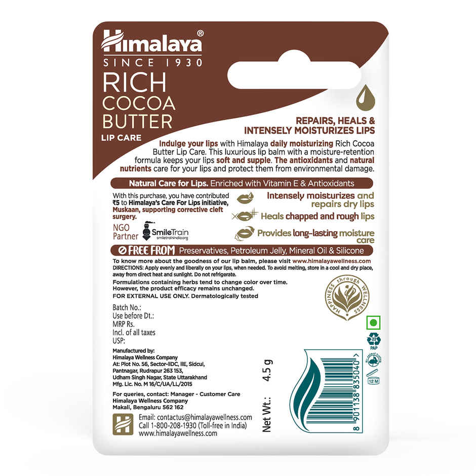 Himalaya Lip Care - Rich Cocoa Butter